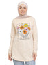 Latte Printed Long - Sleeve Design 7 - Khotwh